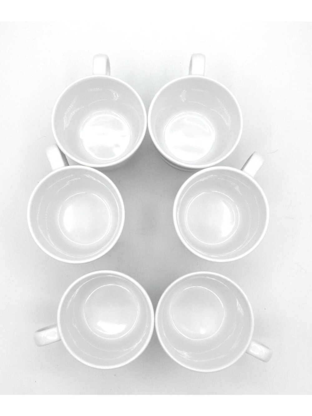 Tickar by IKEA White with Black Dots Stripes Mug Set of 6 Pattern IK TIC - Picture 5 of 10
